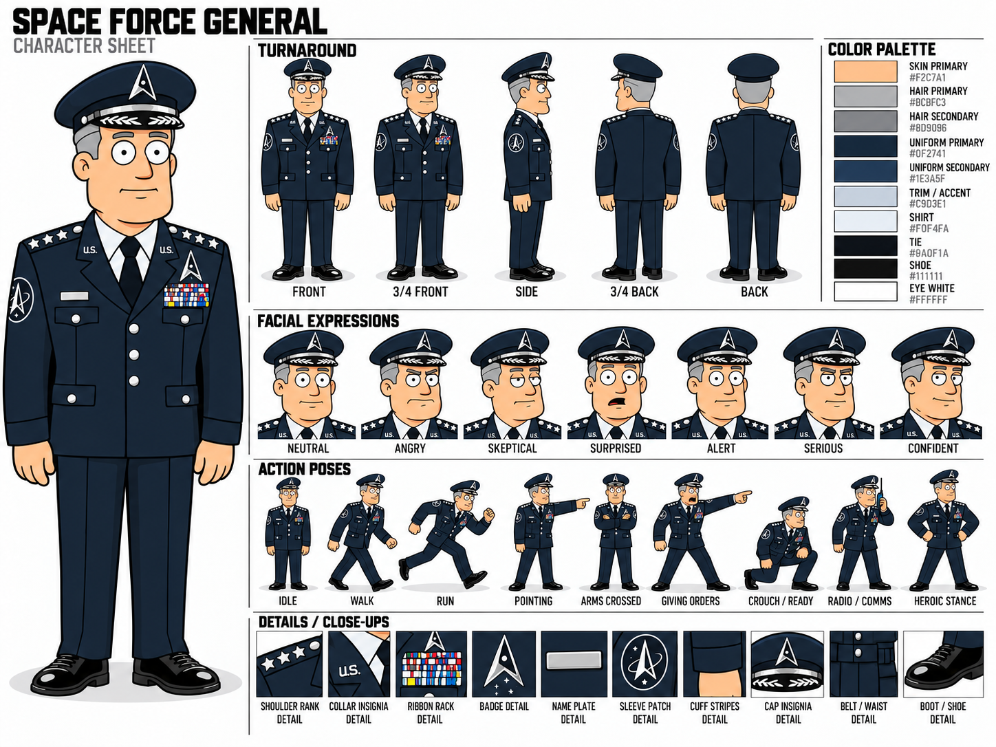 Space Force General character sheet 2