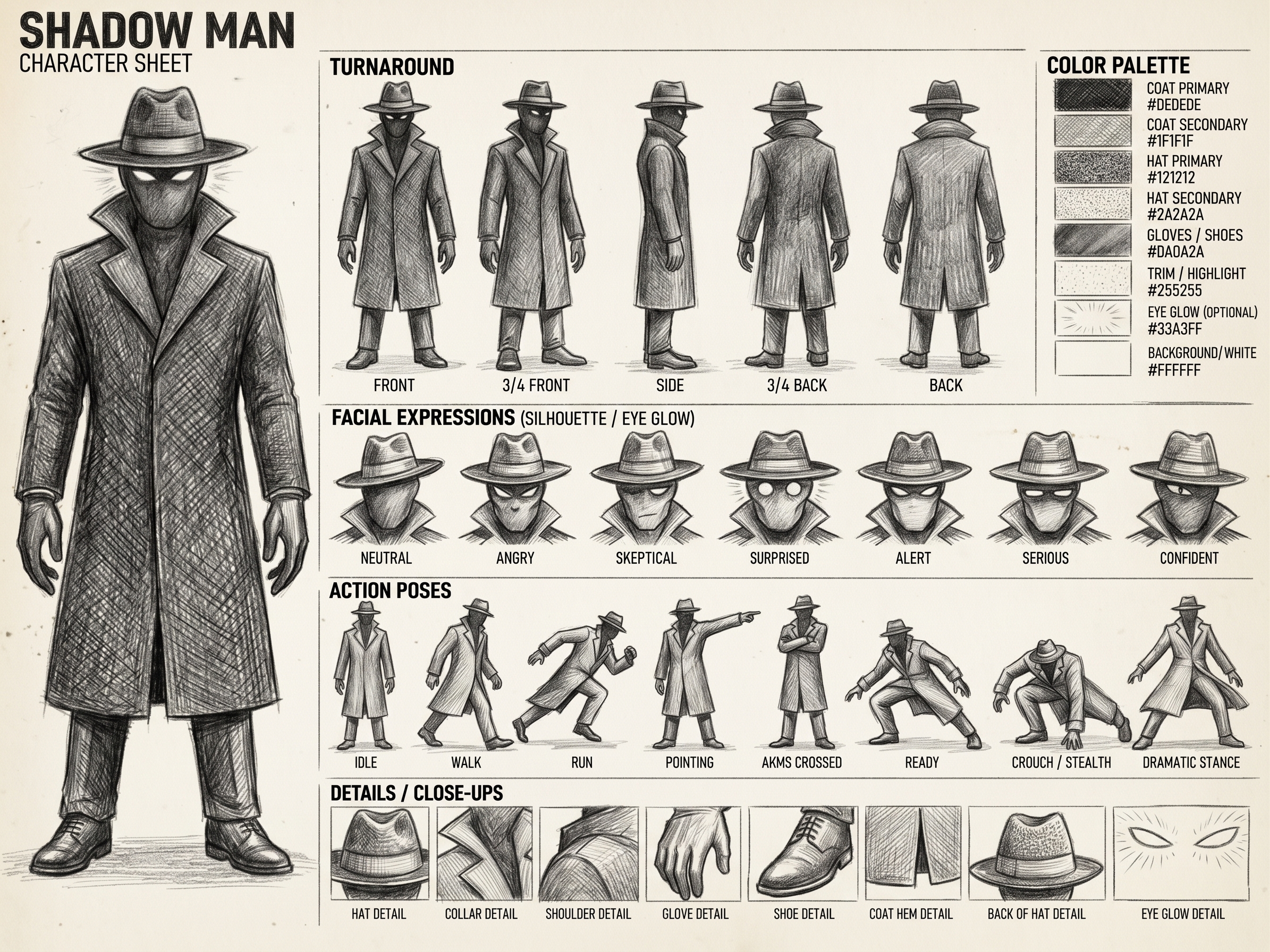 Fedora Shadow Man character sheet 3