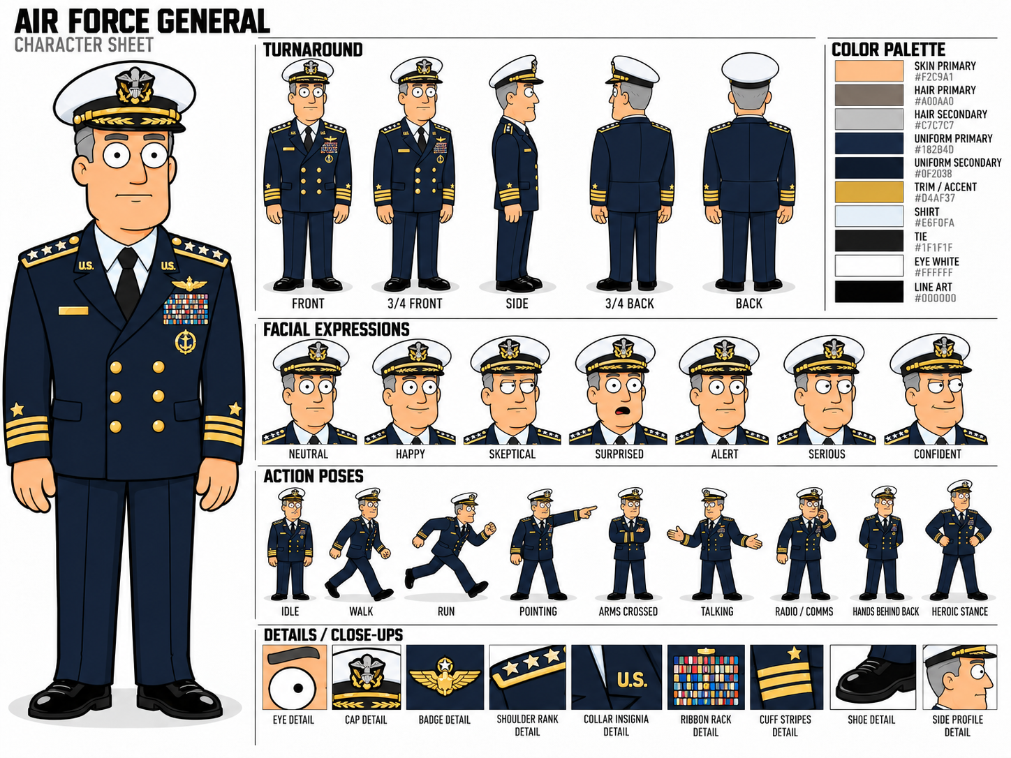 Air Force General character sheet 2