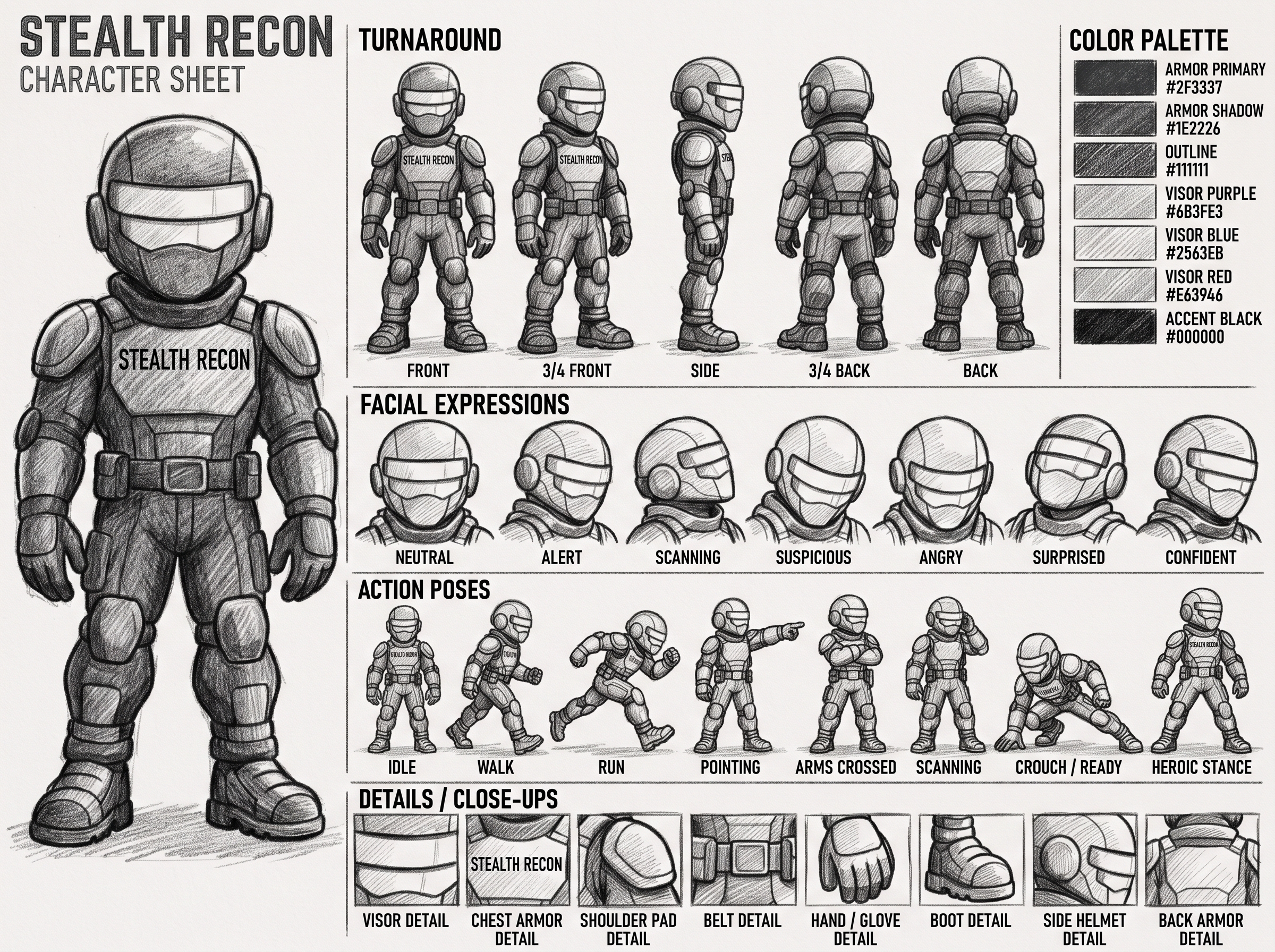 Stealth Recon character sheet 3
