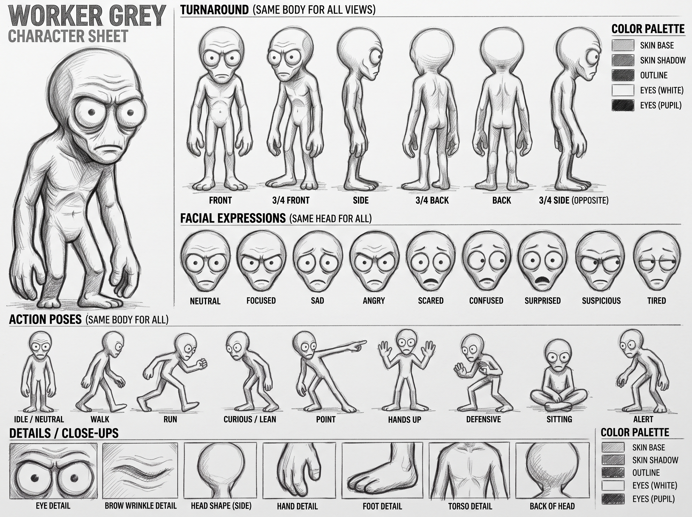 Worker Grey character sheet 3