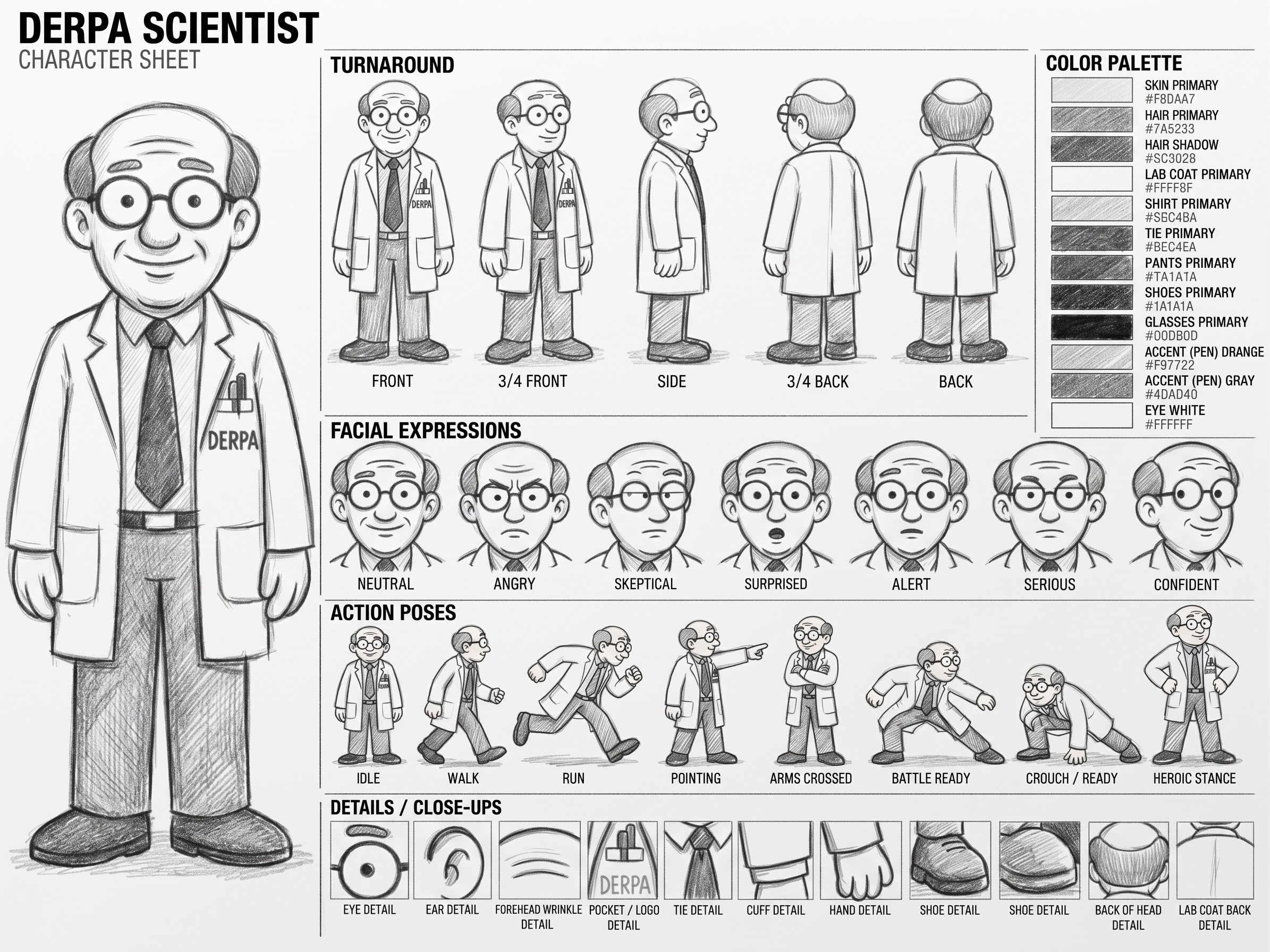 DERPA Scientist character sheet 3