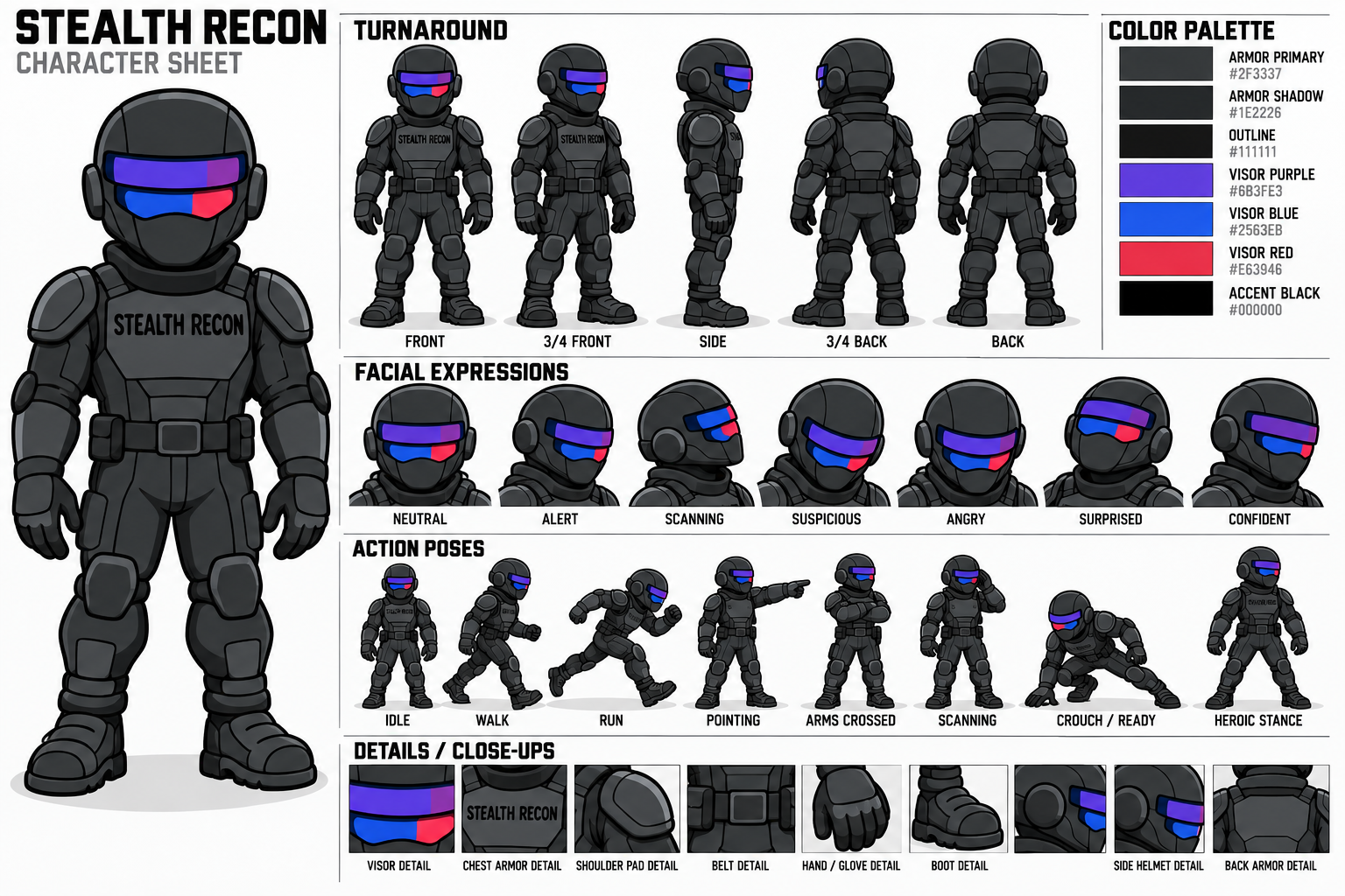 Stealth Recon character sheet 2