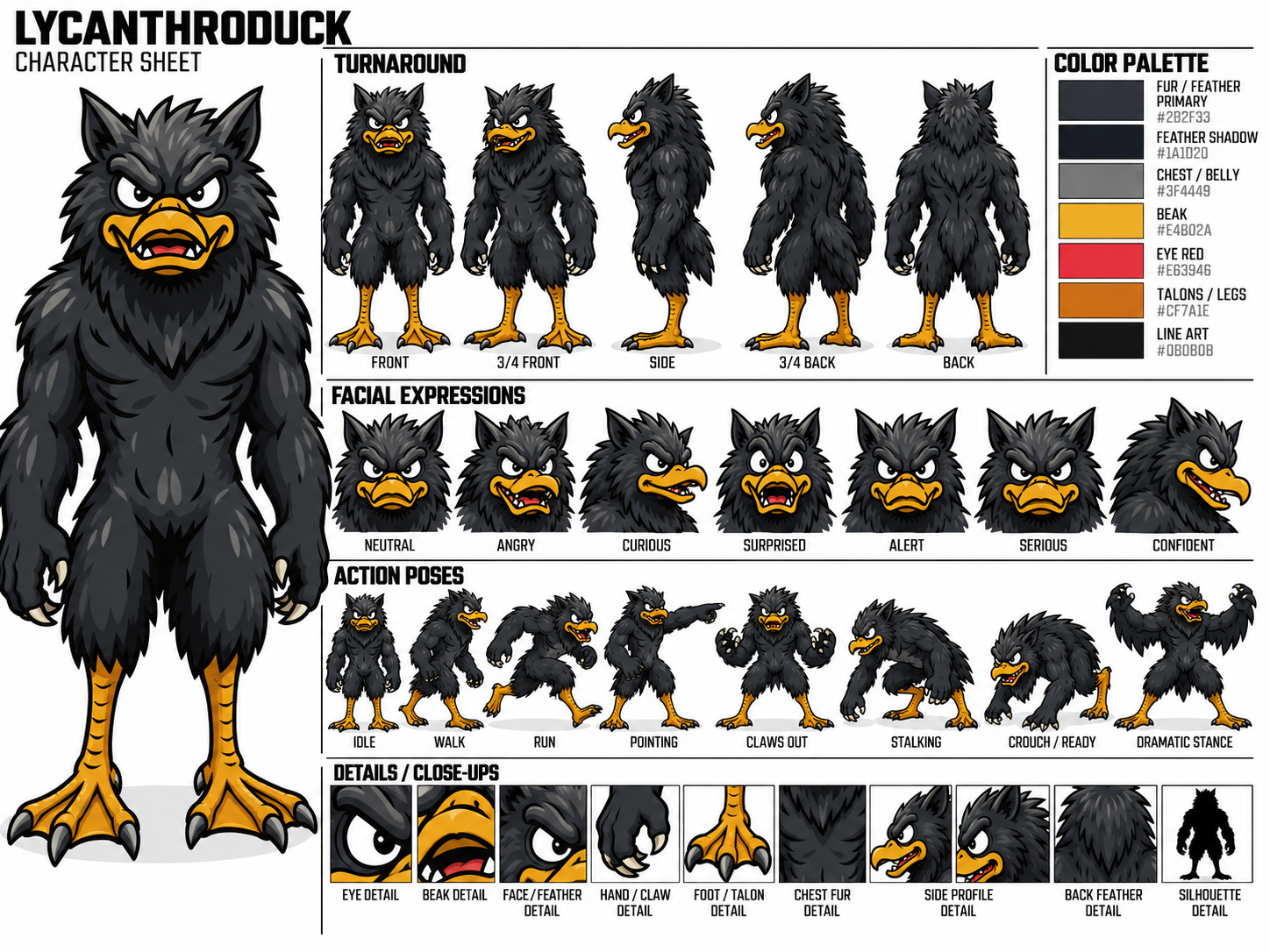 Lycanthroduck character sheet 2