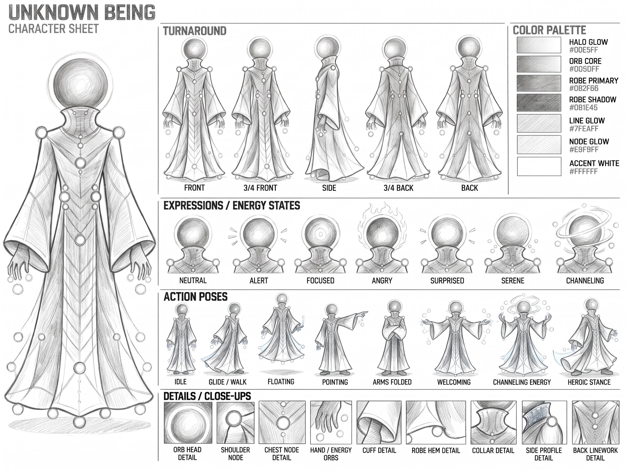 Unknown Being character sheet 2